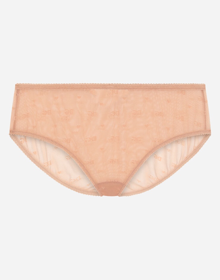 Jacquard tulle briefs - 1