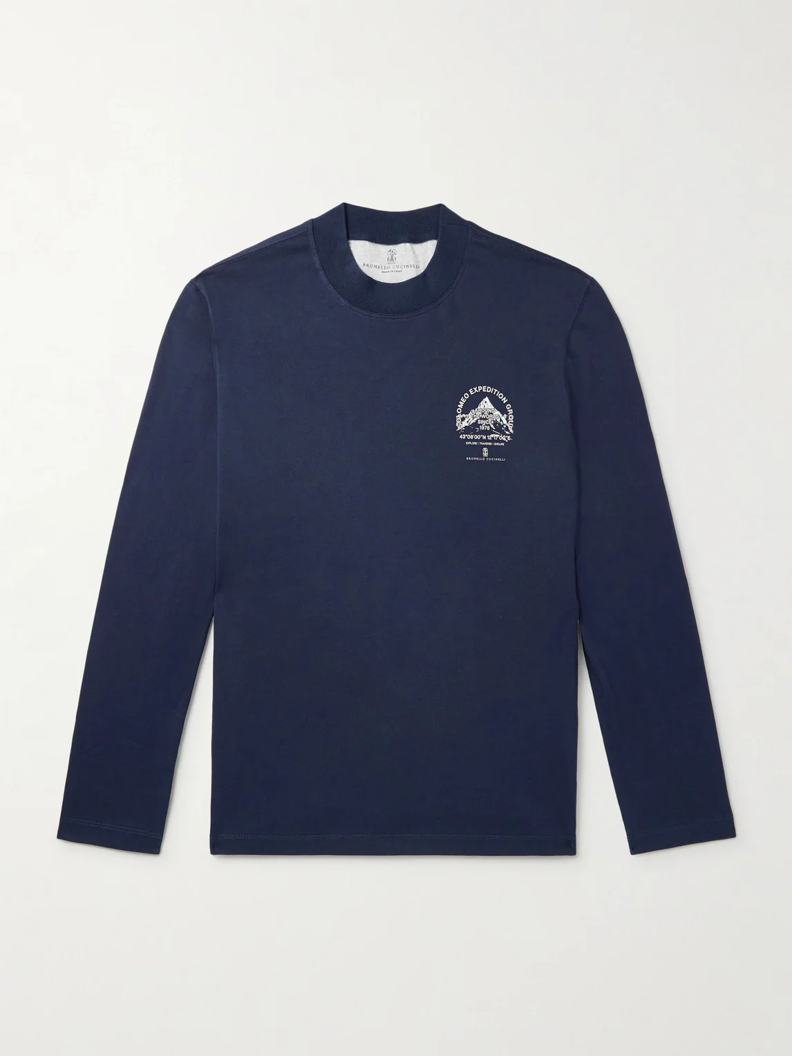 Slim-Fit Logo-Print Cotton-Jersey T-Shirt - 1