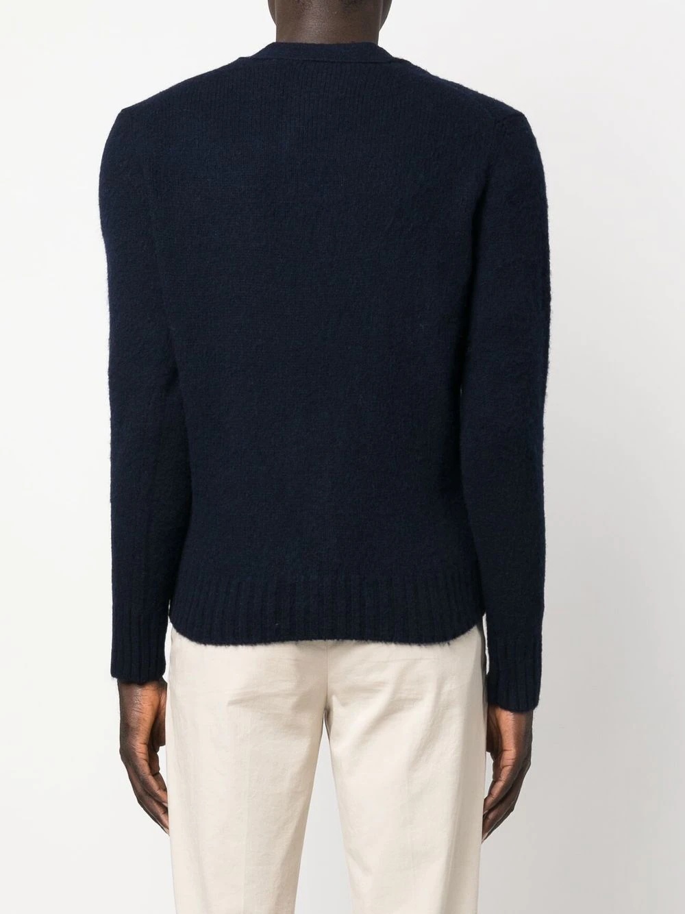 button-down knit cardigan - 7