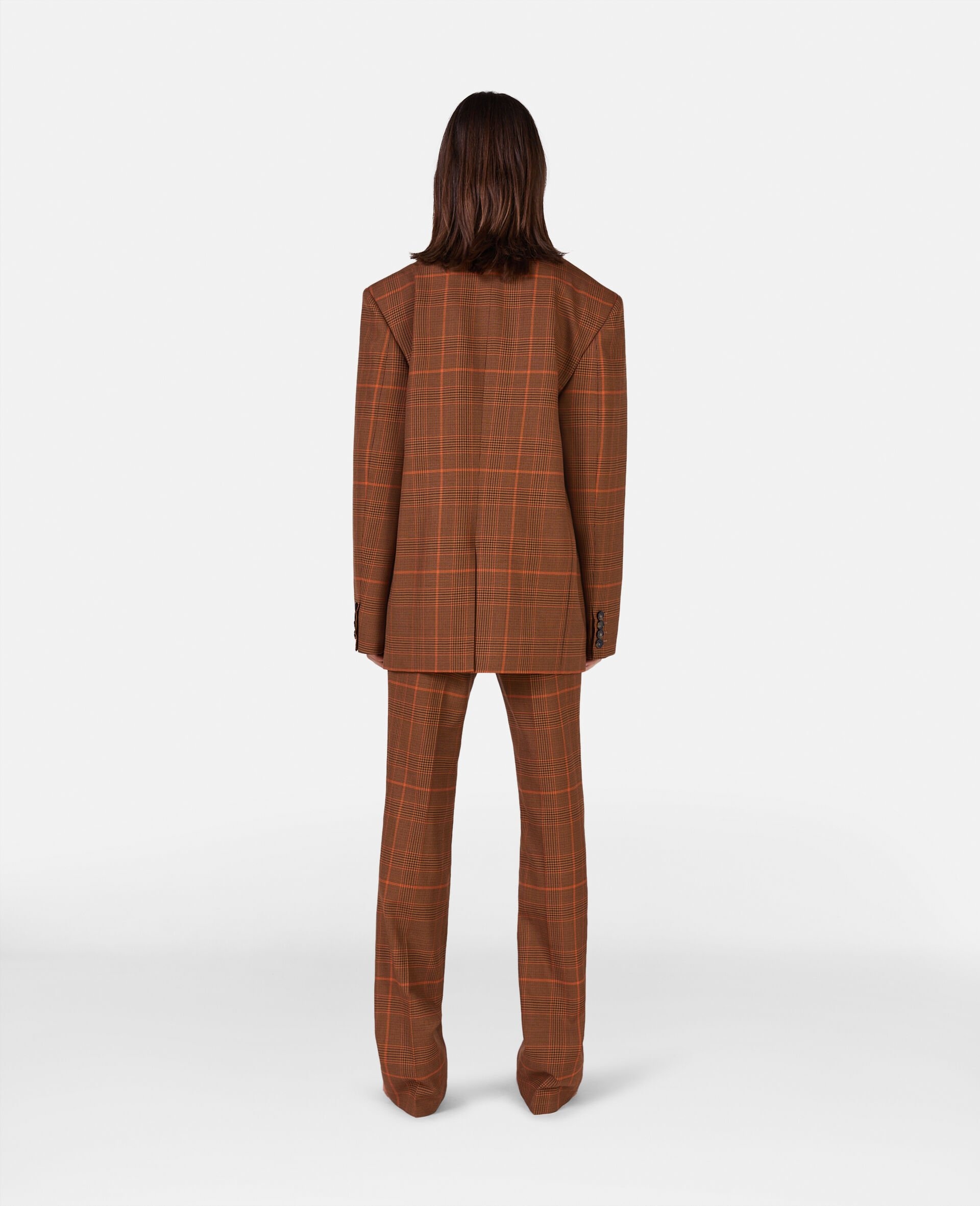Prince of Wales Check Oversized Blazer - 3