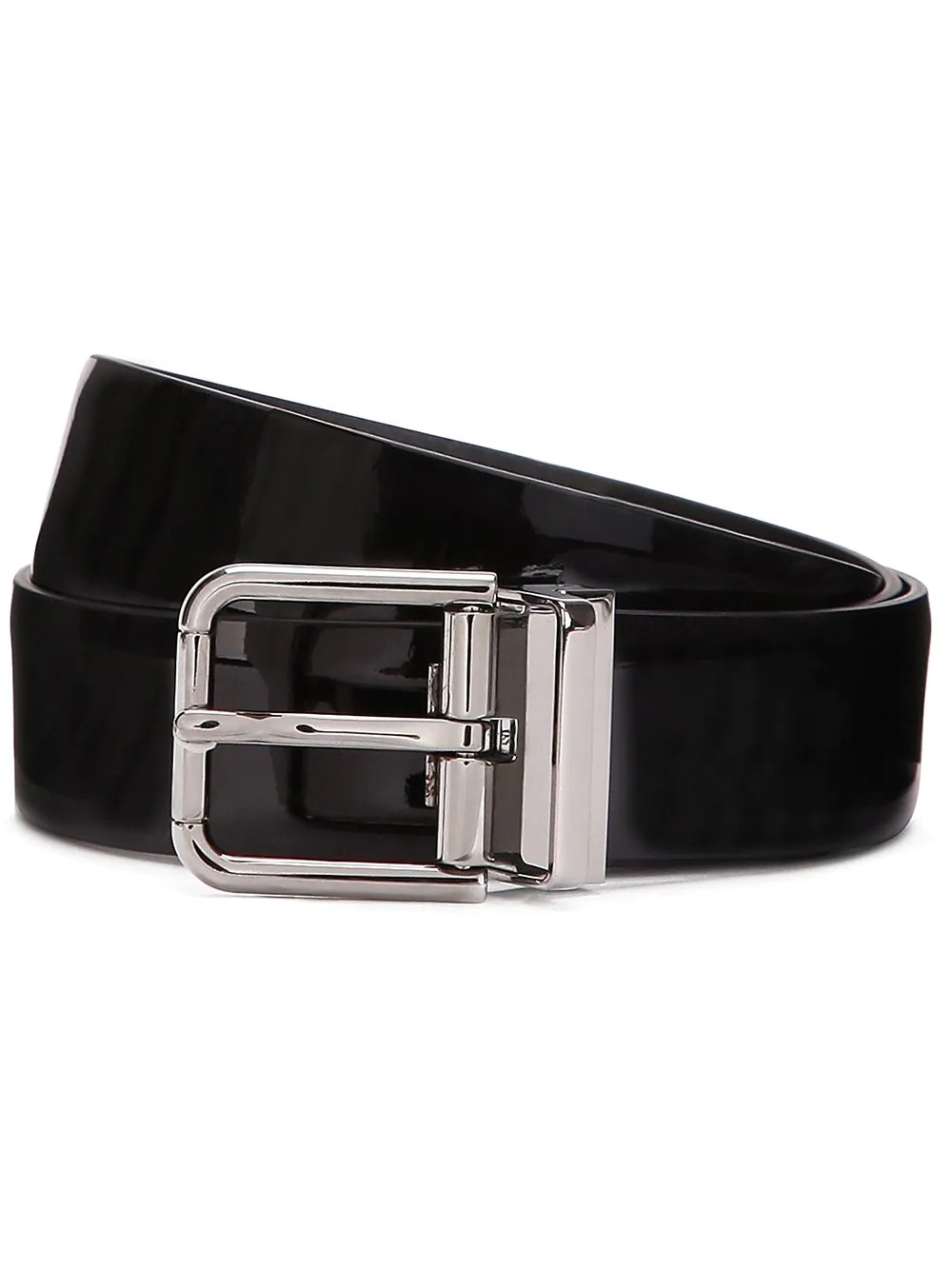 velvet leather belt - 1