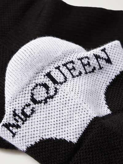 Alexander McQueen Logo-Jacquard Cotton-Blend Socks outlook