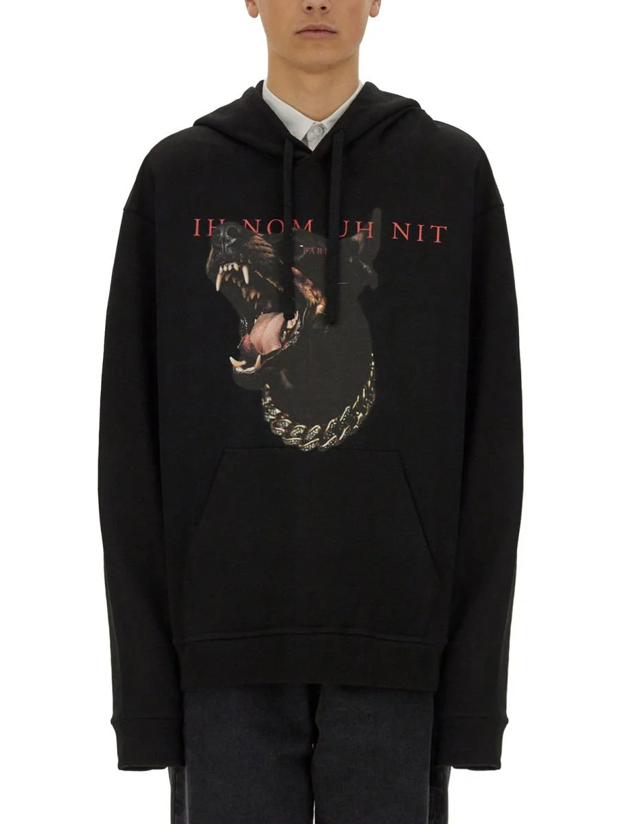 Ih Nom Uh Nit Dobermann Print Sweatshirt - 1