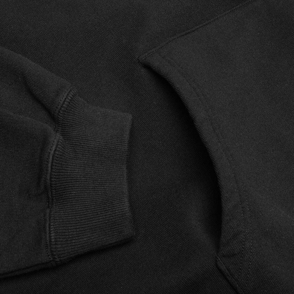 COLLEGE SWEATPARKA LS - BLACK - 5
