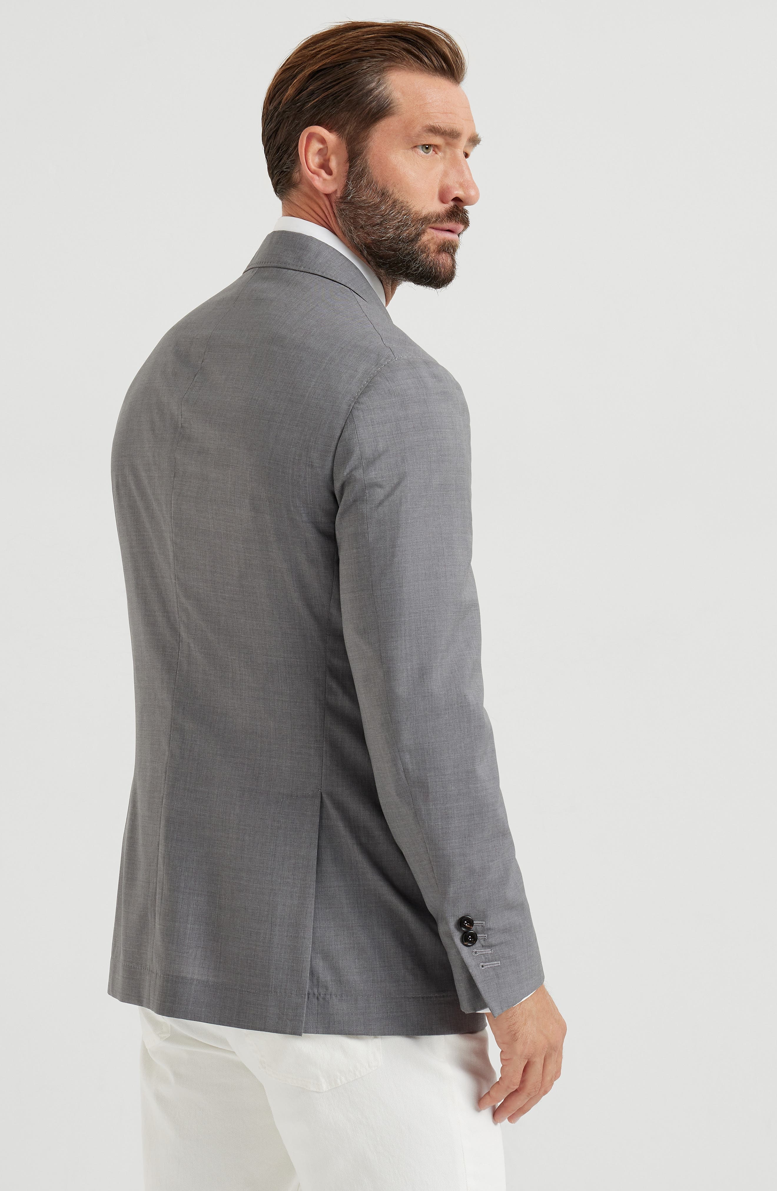 Brunello Cucinelli Deconstructed blazer in Grey at Nordstrom - 3