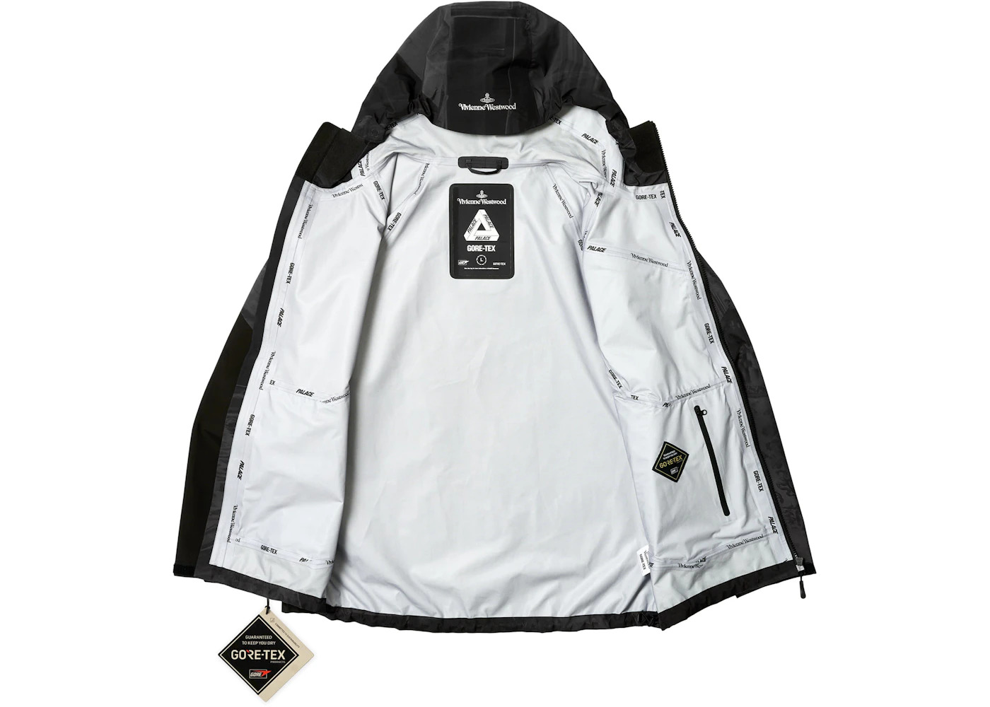 Palace x Vivienne Westwood GORE-TEX Jacket Mono Print - 3