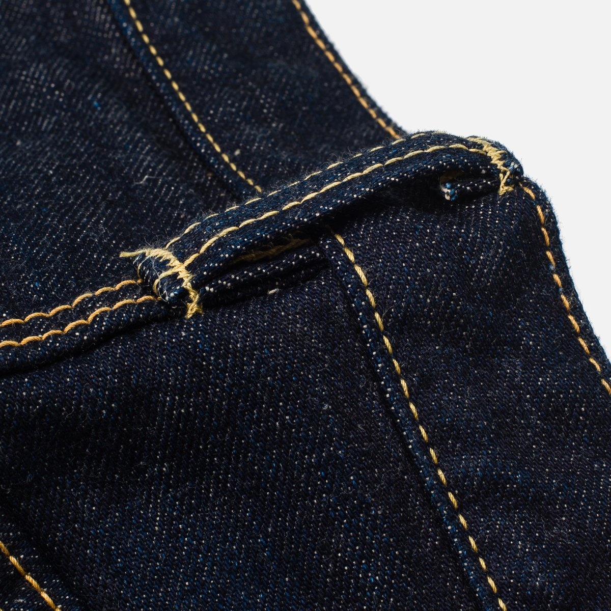 IH-666N 17oz Selvedge Denim Slim Straight Cut Jeans - Natural Indigo - 13