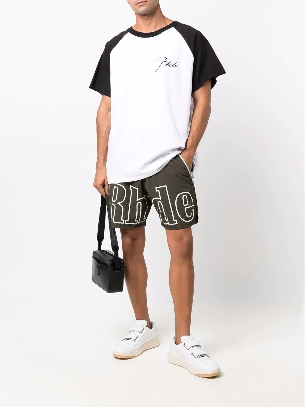 logo-print drawstring shorts - 2