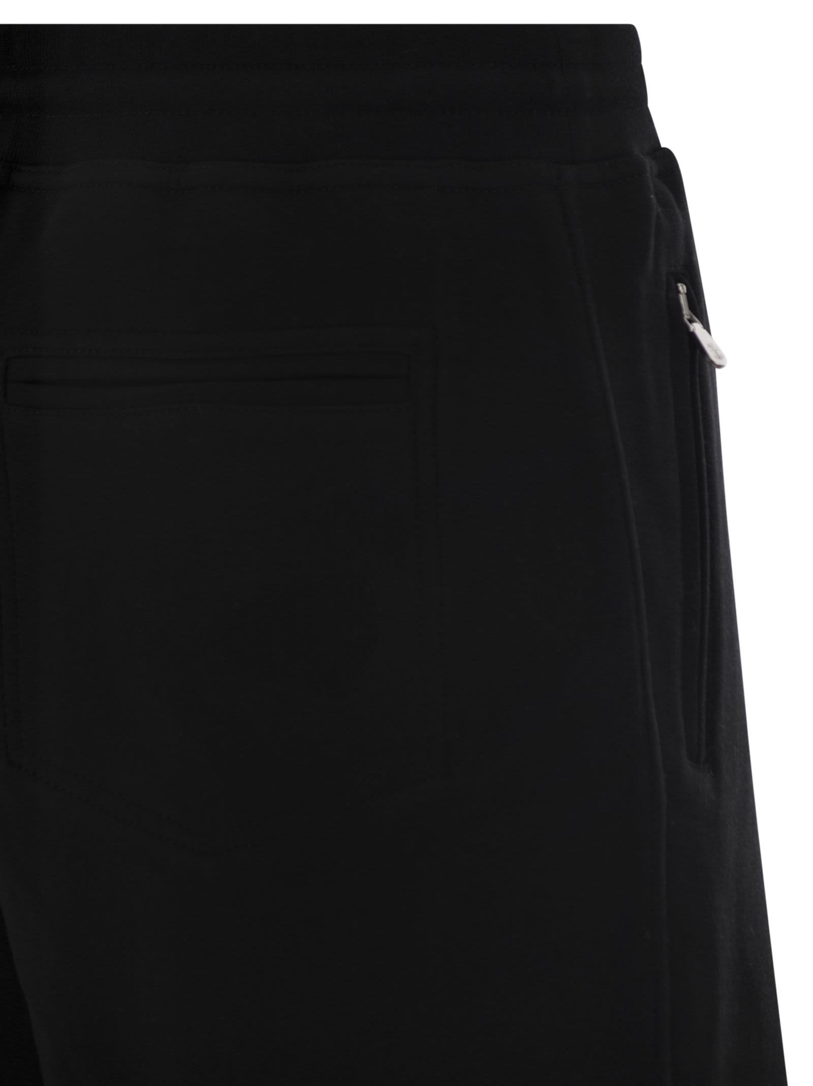 Brunello Cucinelli Men Double Fleece Bermuda Shorts In Cotton, Cashmere And Silk - 4