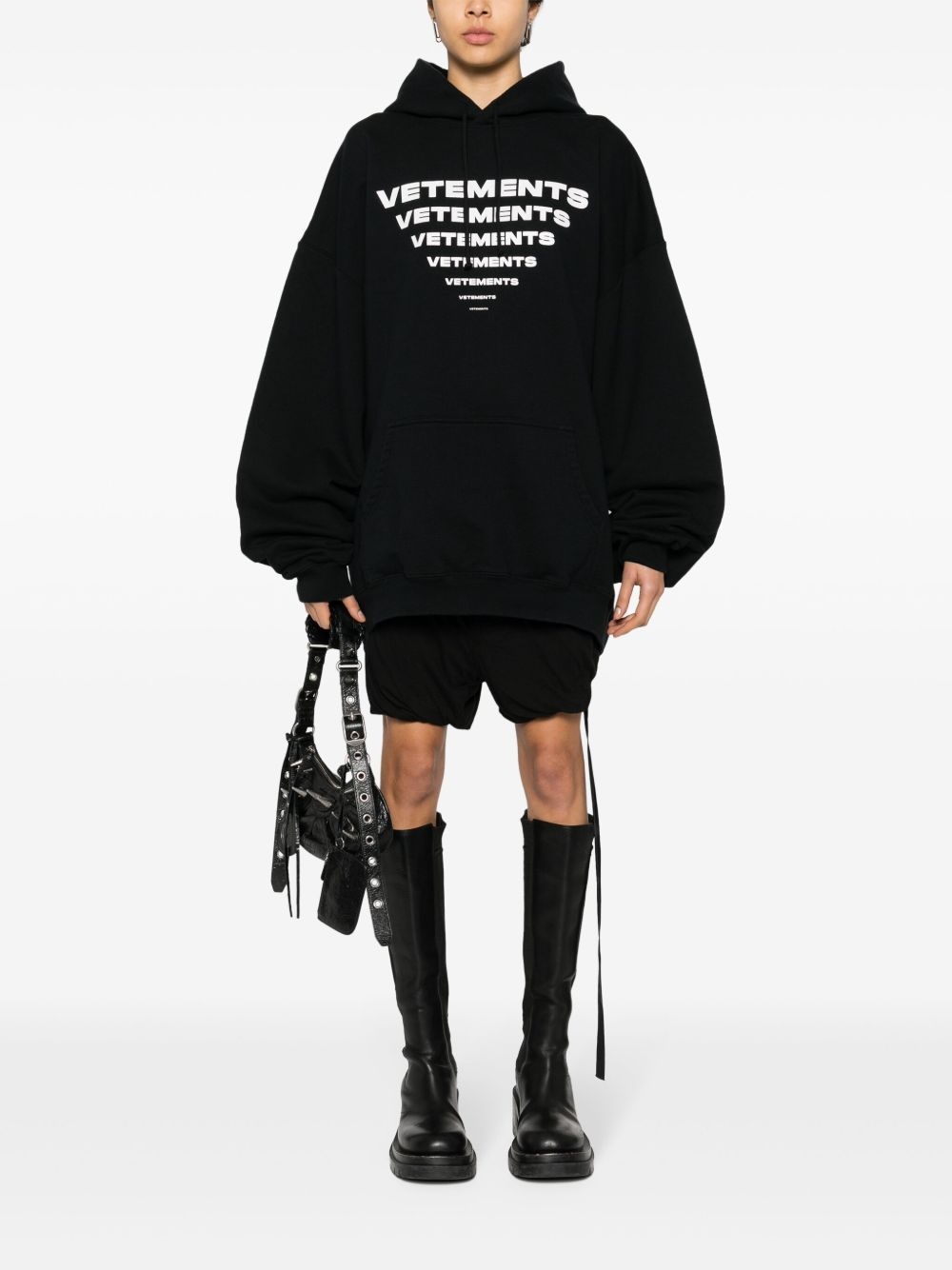 pyramid-logo hoodie - 3