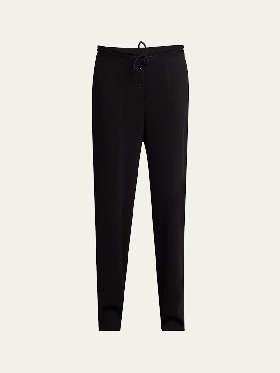 Bonnette Wool Crepe Pants - 1