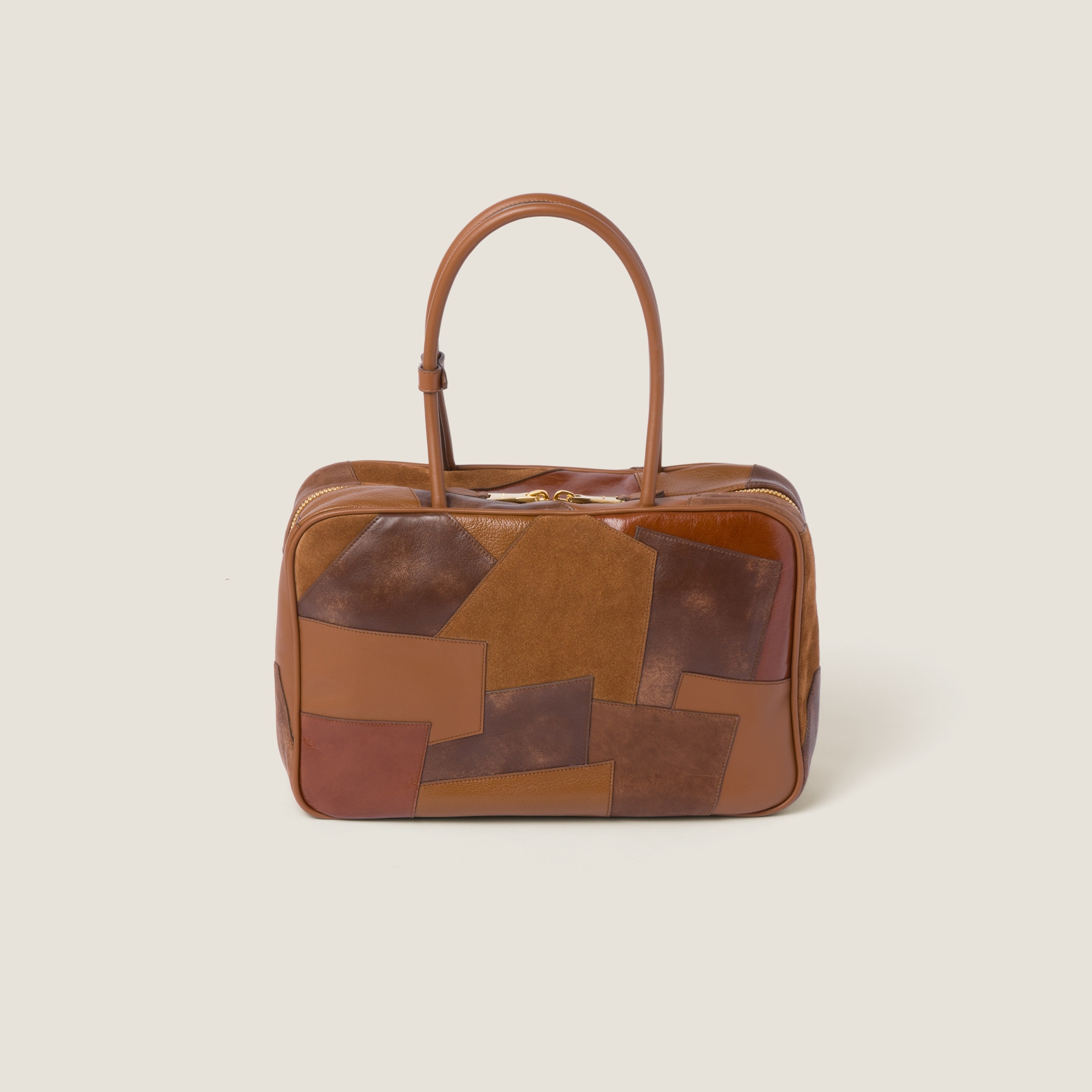 Leather patchwork Beau bag - 4