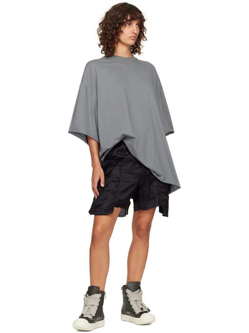 Rick Owens Gray Concordians Jumbolace Sneakers outlook