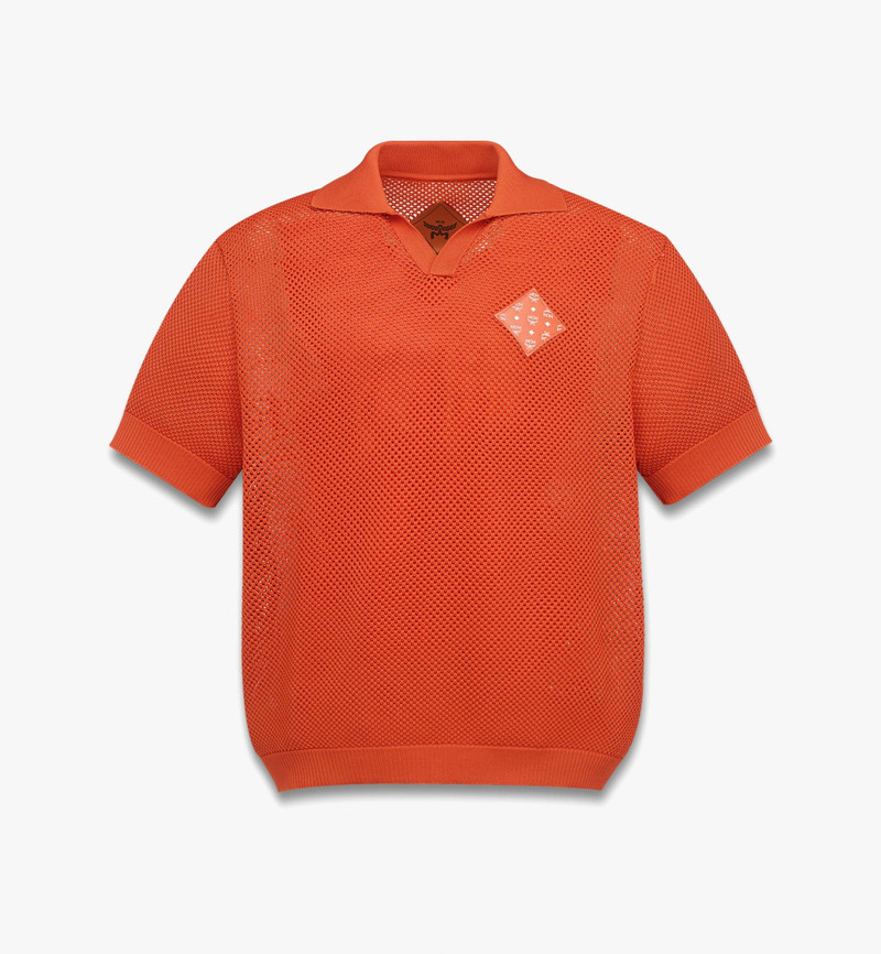 Visetos Patch Mesh Knit Polo 1
