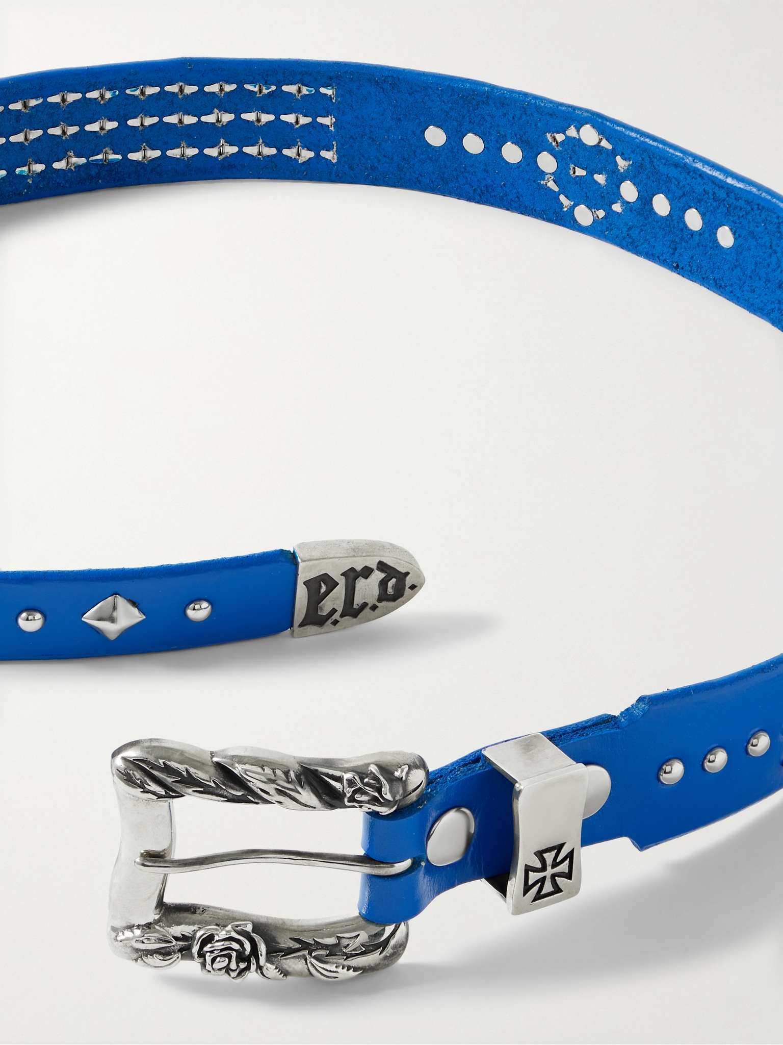3.5cm Texas Seranade Studded Leather Belt - 2