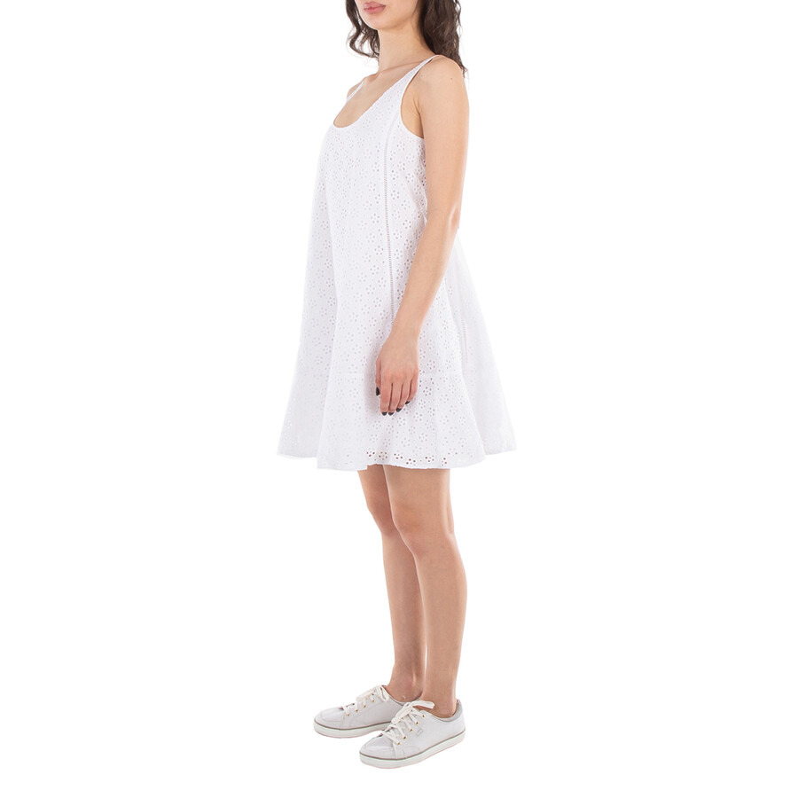 Kenzo Broderie-Anglaise Flared Dress - 5