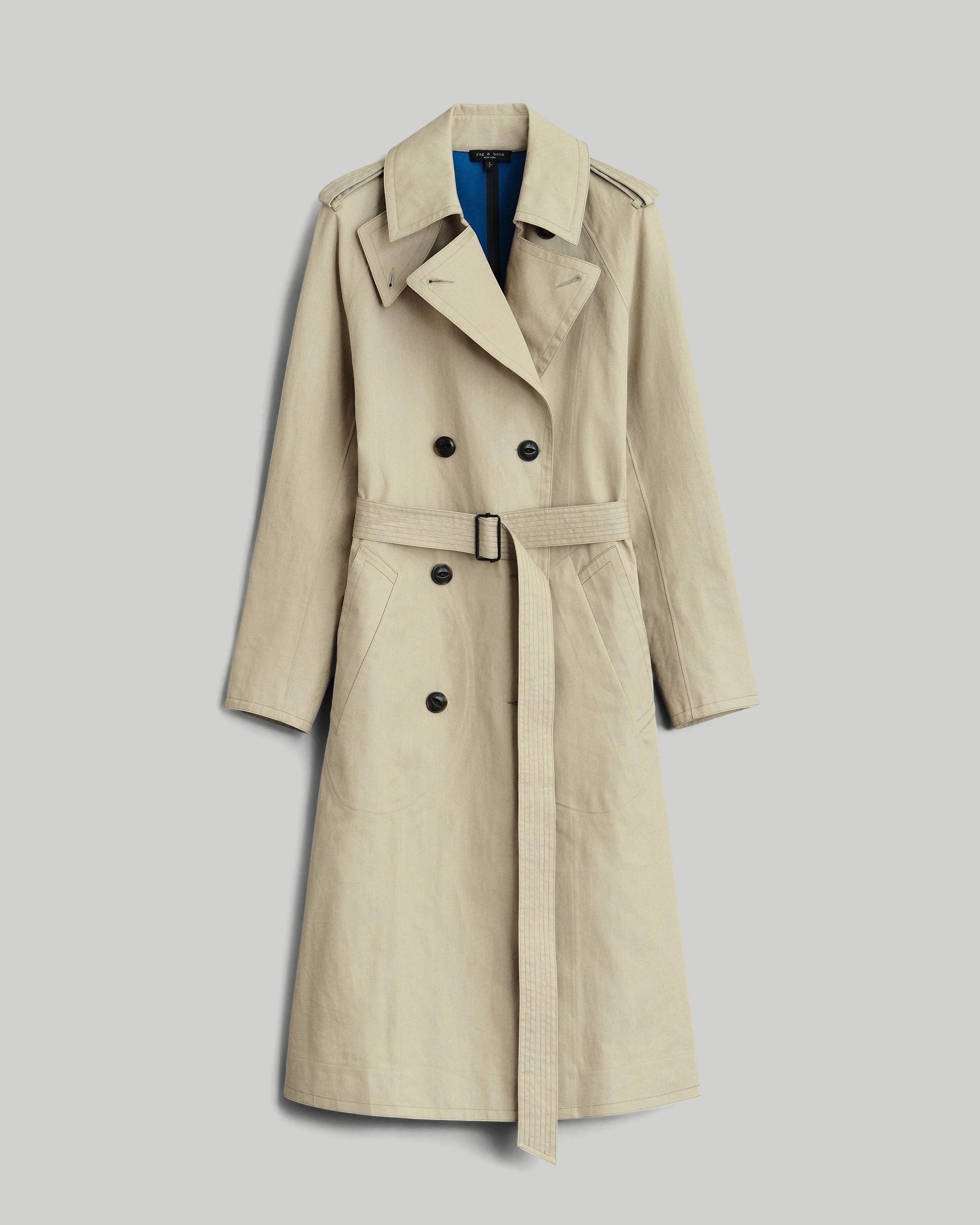 Gwyn Cotton Trench Coat
Classic Fit Coat - 1