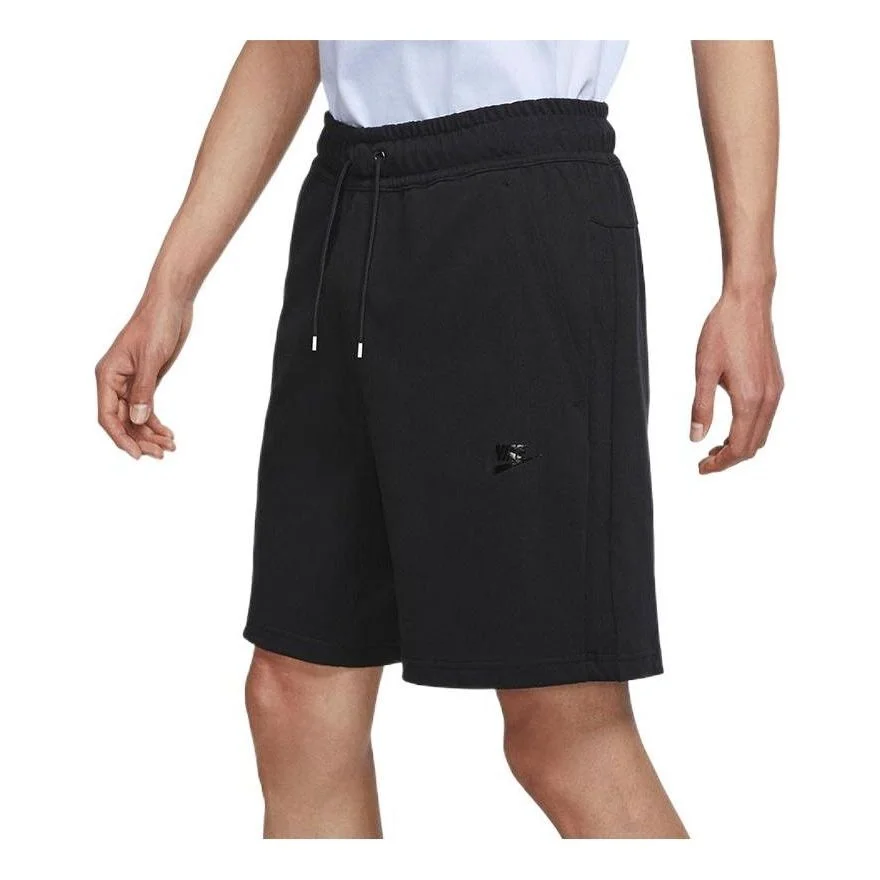 Nike Solid Color Lacing Straight Shorts Black DM6590-010 - 1