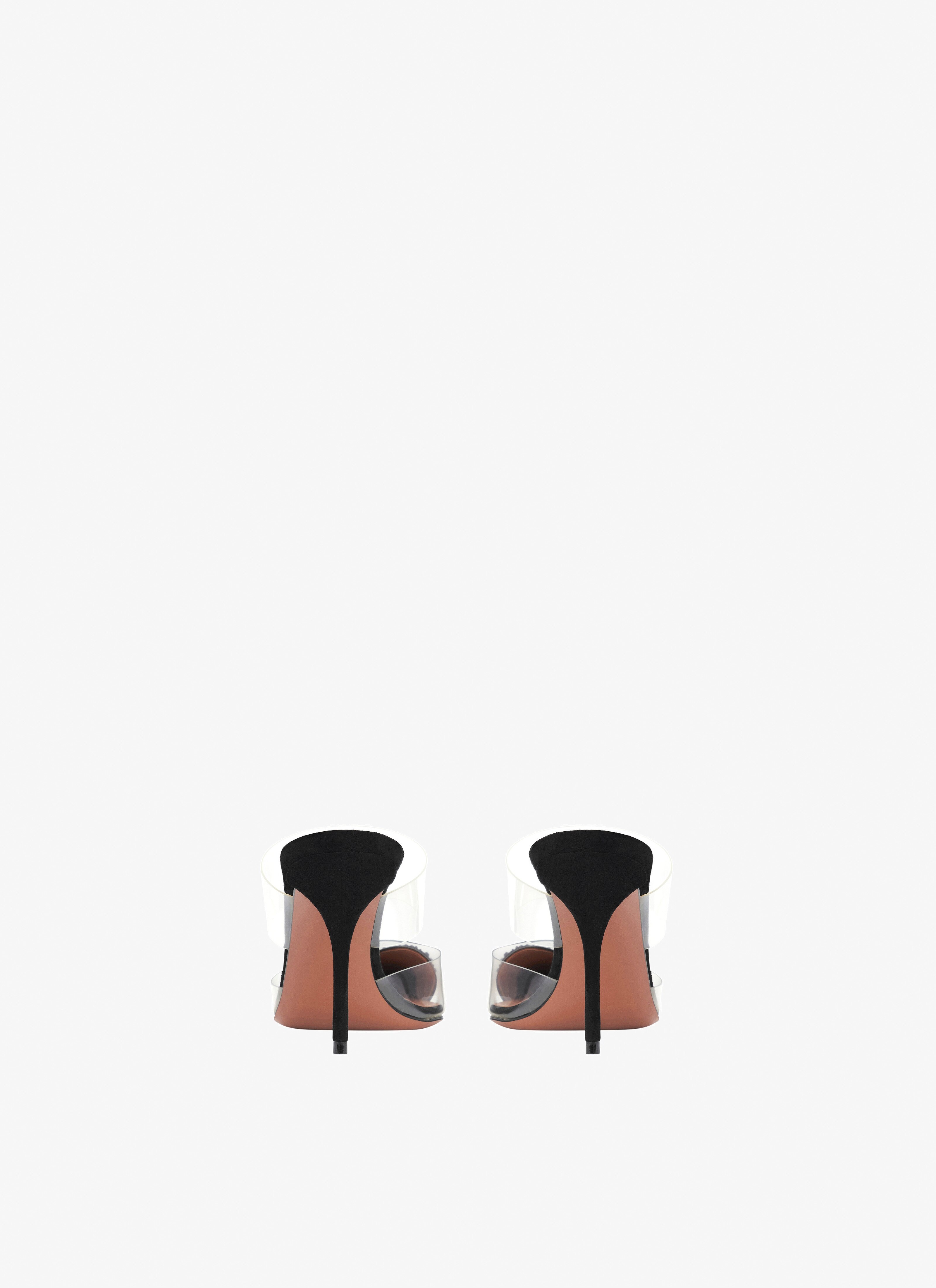 HEART MULES IN SUEDE GOATSKIN WITH CRYSTALS - 3