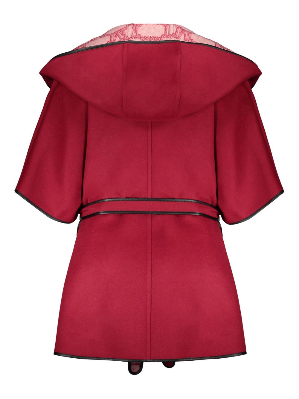 hooded belted cape - 2