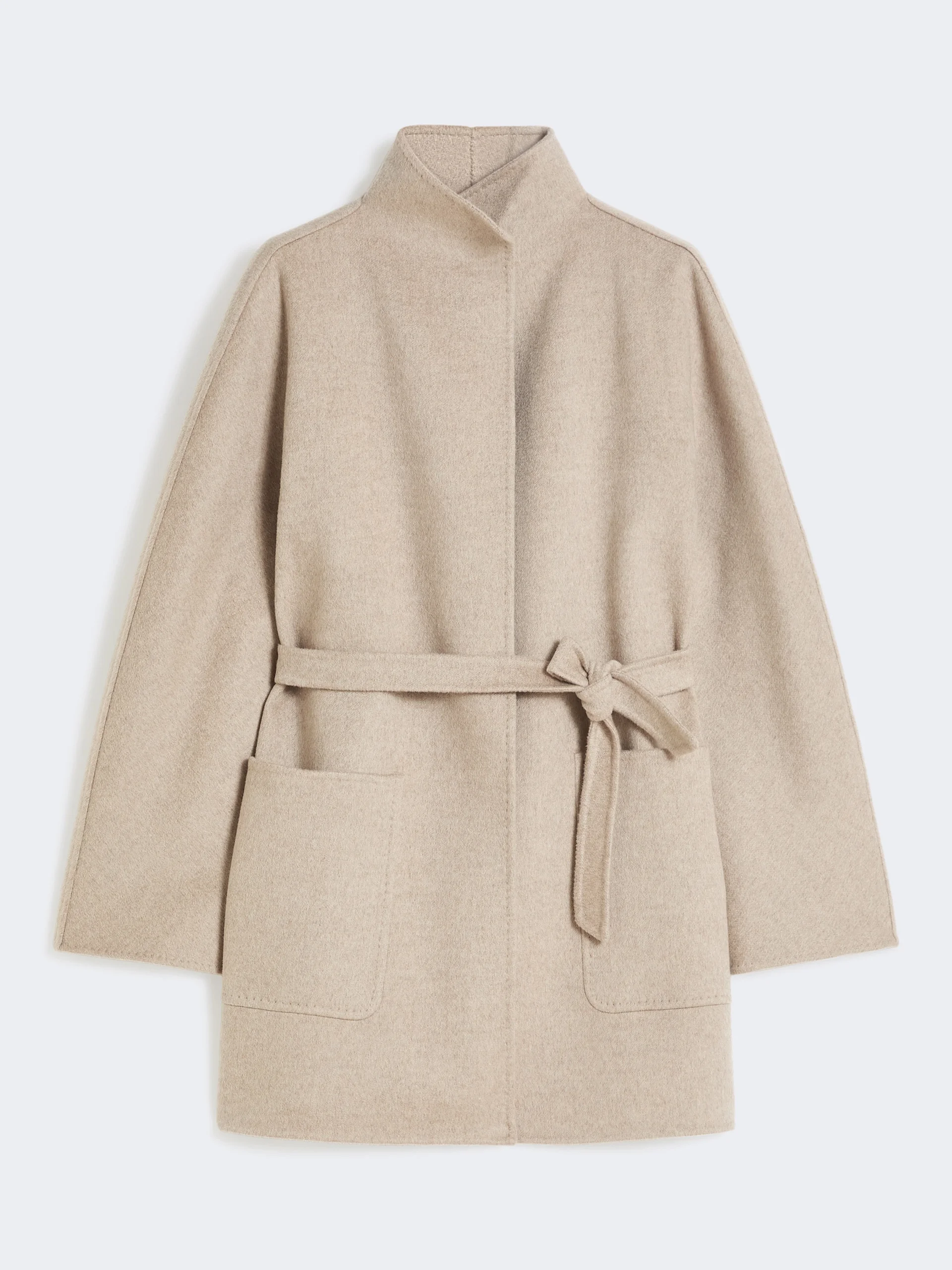 EDILE Camel wrap coat - SAND - 1