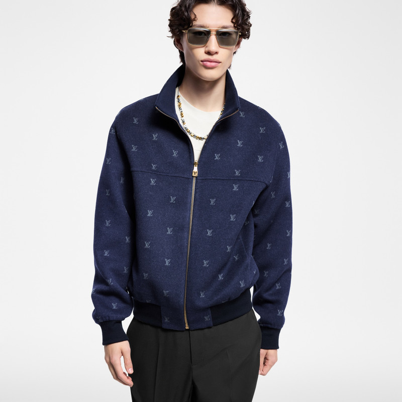 Louis Vuitton LV Blason Double Face Wool-Silk Blend Reversible Blouson outlook