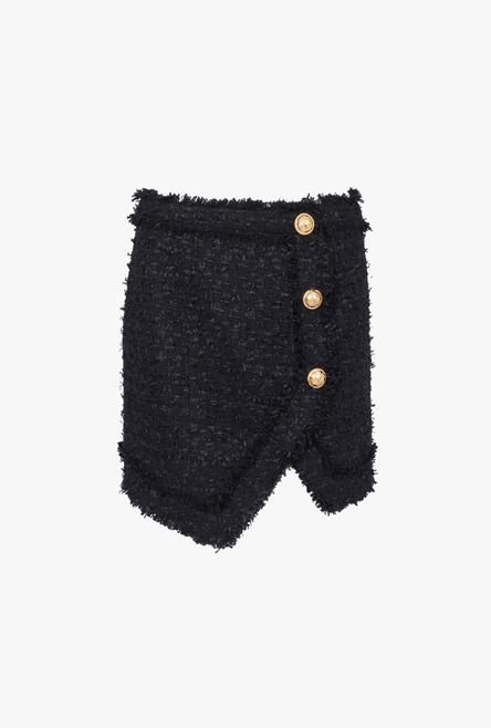 Black tweed skirt - 1