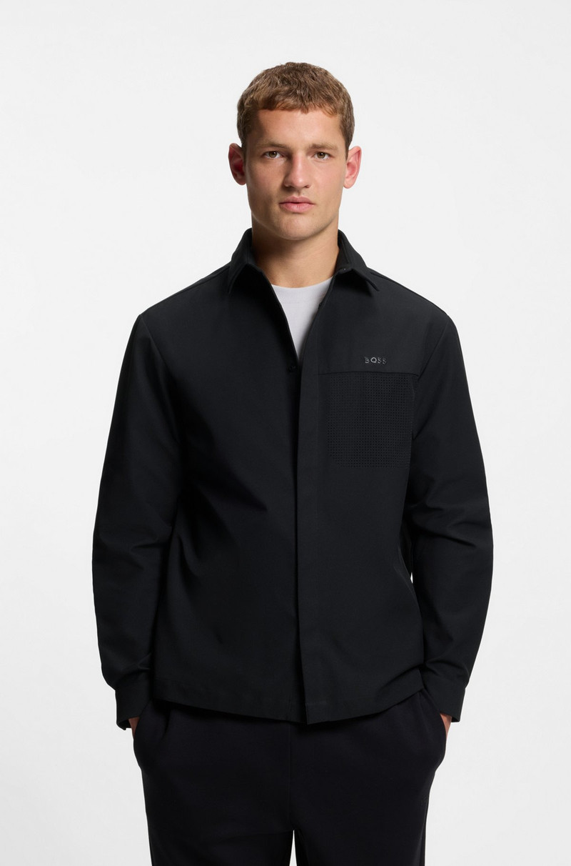 RELAXED-FIT OVERSHIRT IN WATER-REPELLENT TWILL 2