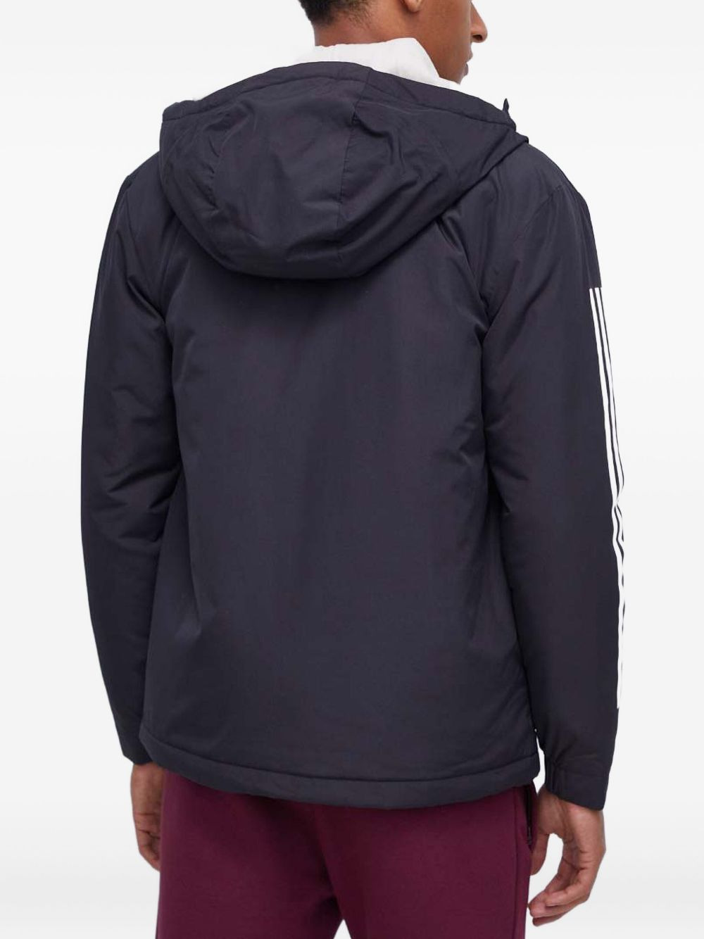 three-stripe hooded jacket - 3