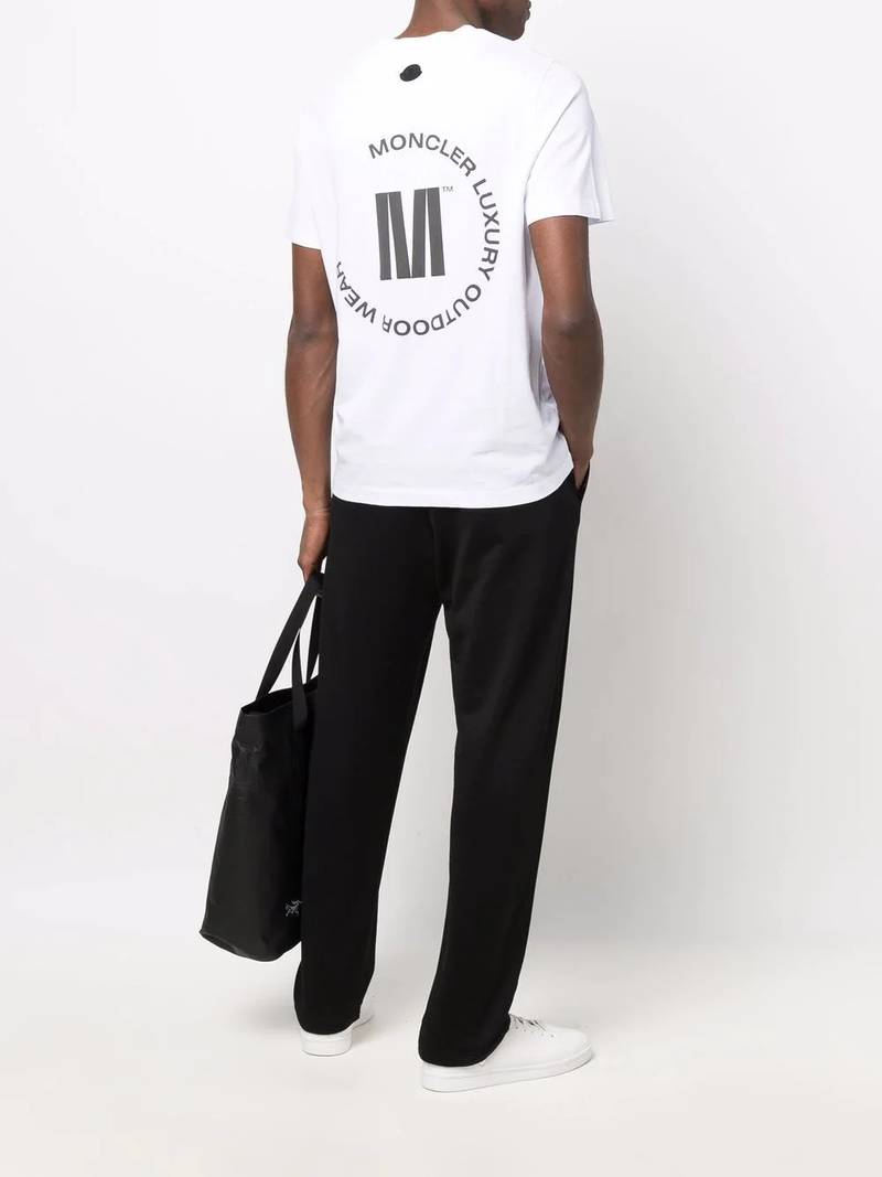 Moncler logo-print cotton T-shirt outlook