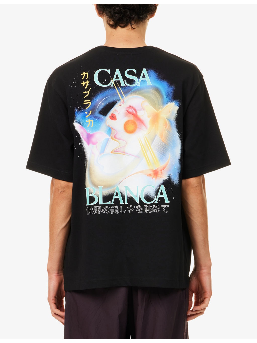 Galactic Connection Brand-Print Cotton-Jersey T-Shirt - 4
