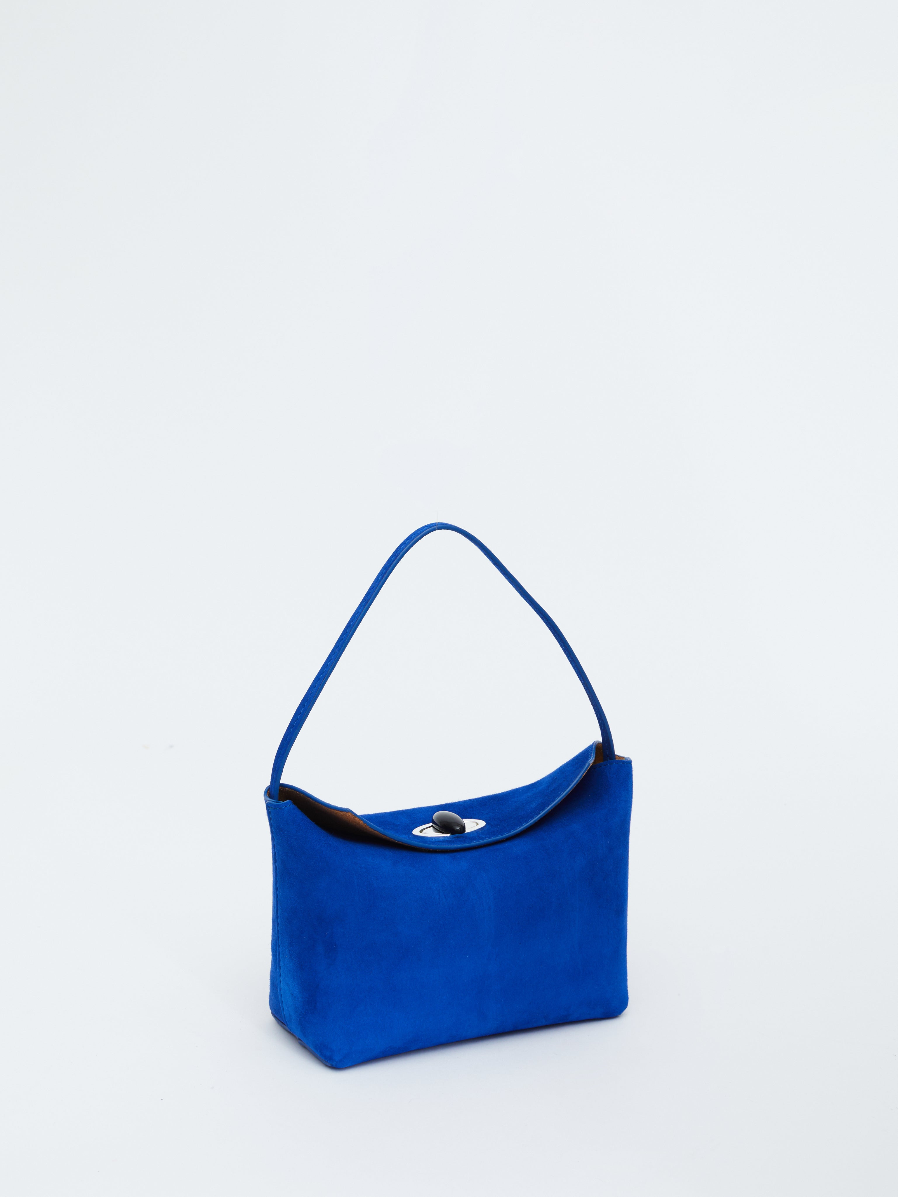 Turnlock Suede Mini Shoulder Bag - 2