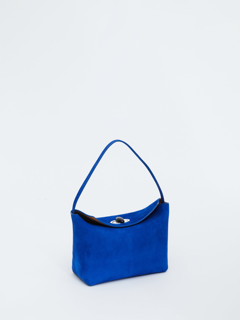 CHRISTOPHER ESBER Turnlock Suede Mini Shoulder Bag outlook