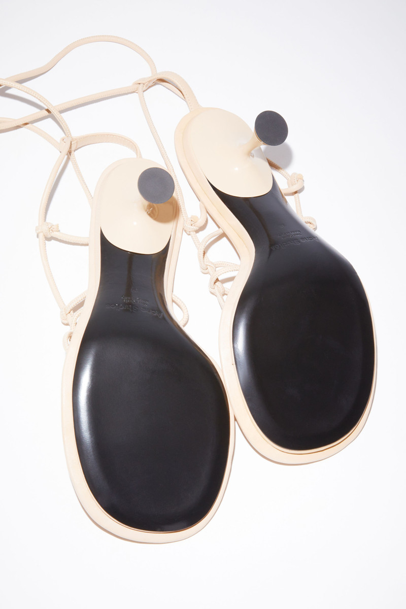 Strappy sandals - Cream beige 3