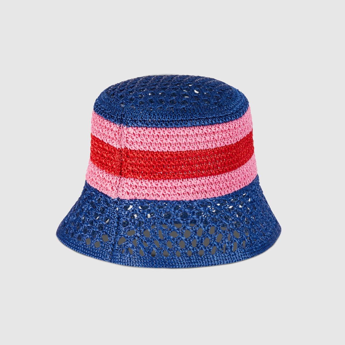 Raffia-effect viscose bucket hat - 4