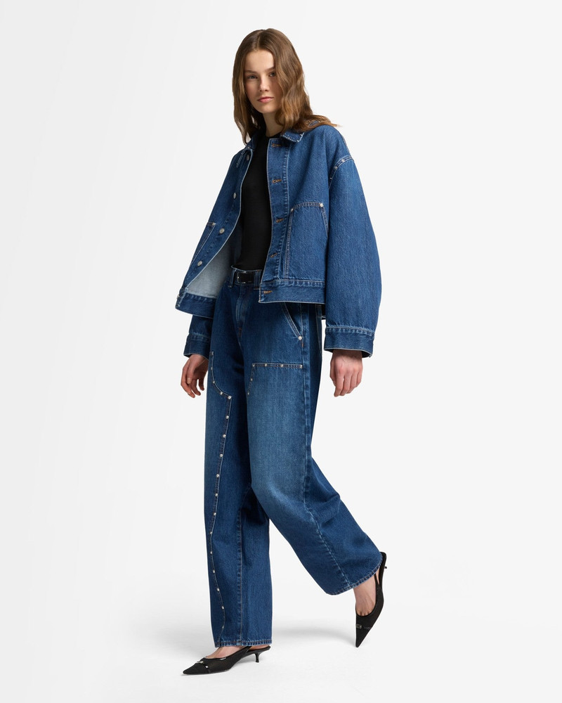 MANKIND Studded Balloon Jeans in Le Blue 7