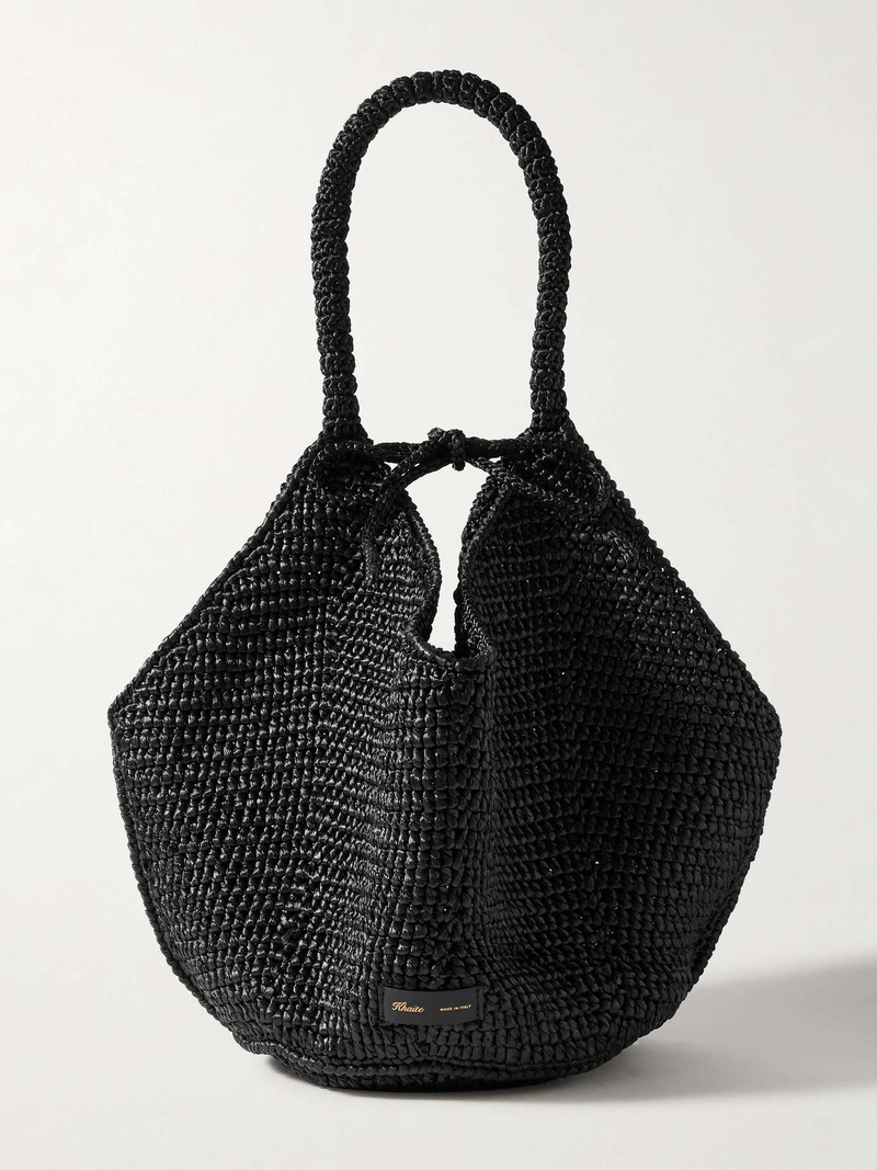 Lotus medium raffia tote 1