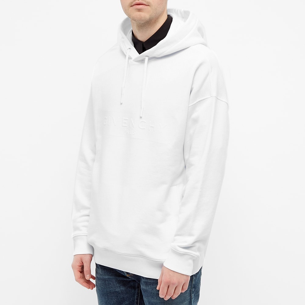 Givenchy Pin Closure 3D Latex Logo Hoody - 4