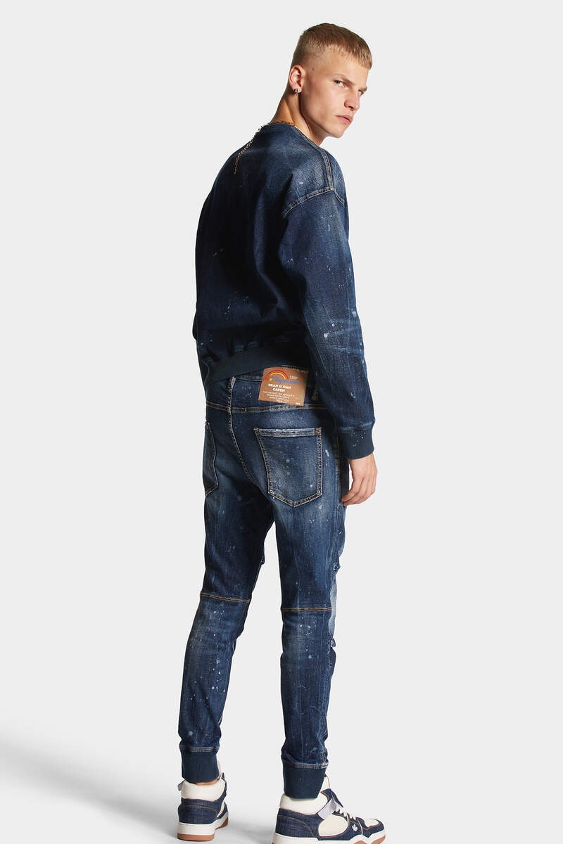 TRACK DENIM PANTS - 4