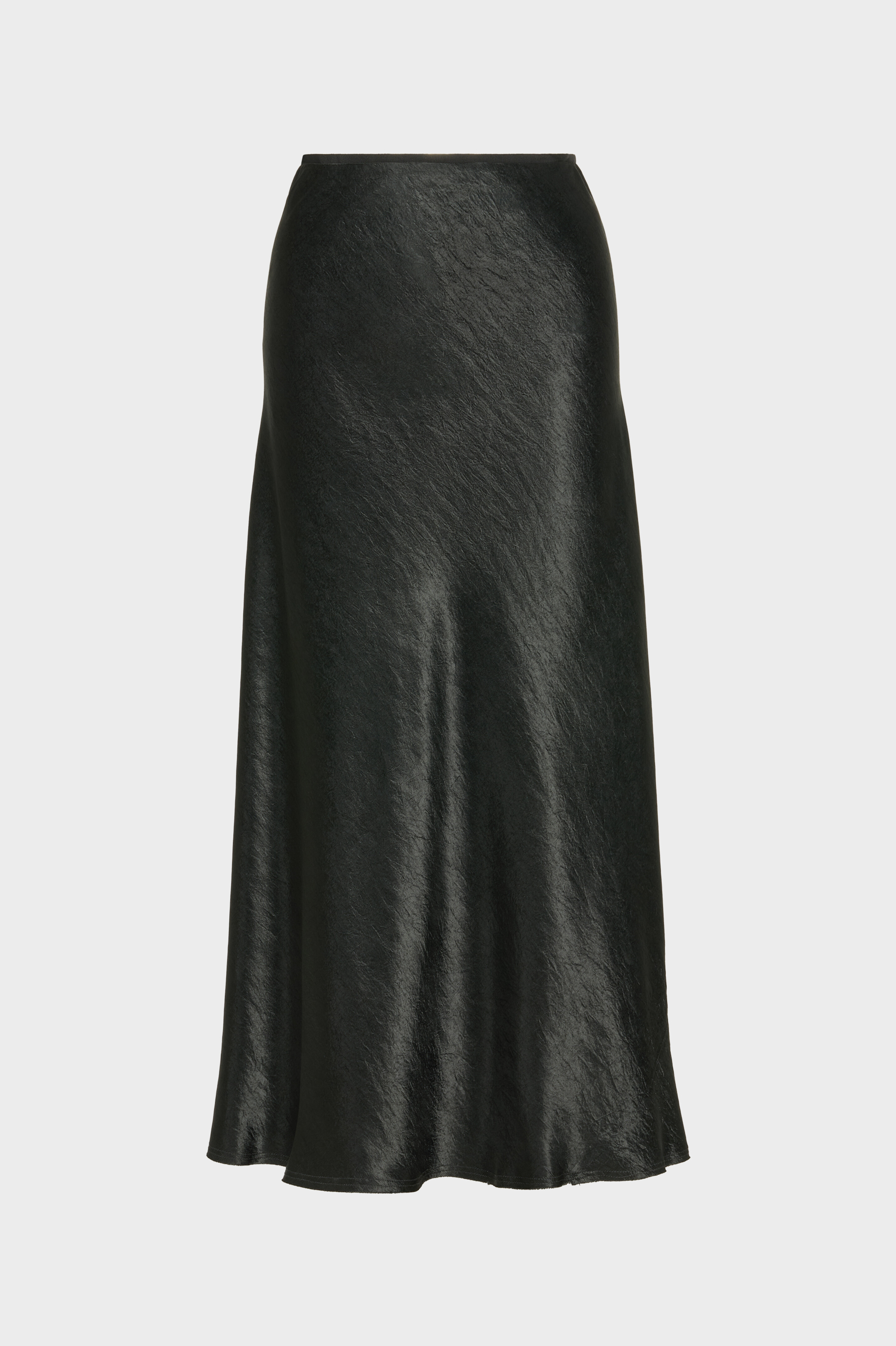 Satin midi skirt - 1