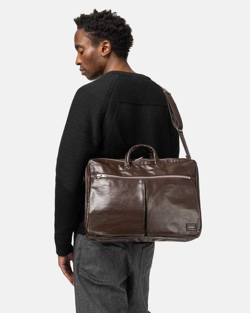 PORTER FREESTYLE 2Way Briefcase Brown outlook