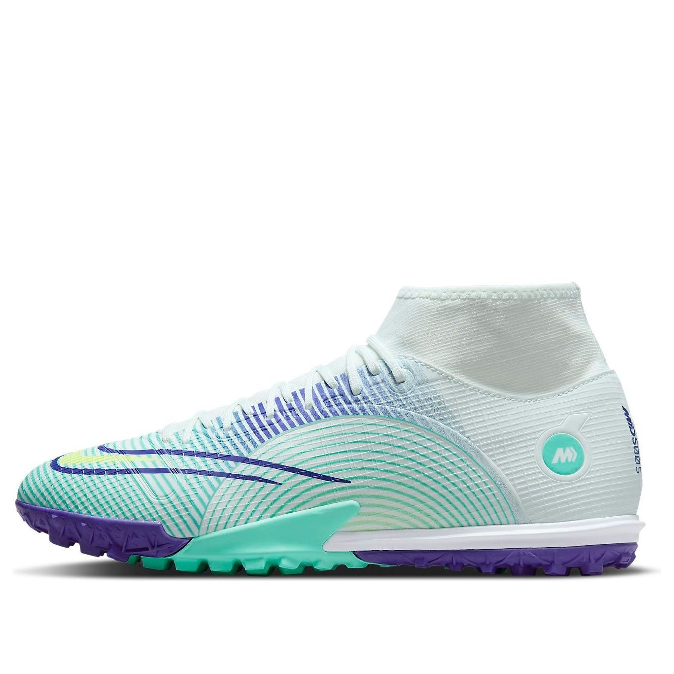 Nike Mercurial Superfly 8 Academy Dream Speed TF Turf 'White Teal Purple' DN3789-375 - 1