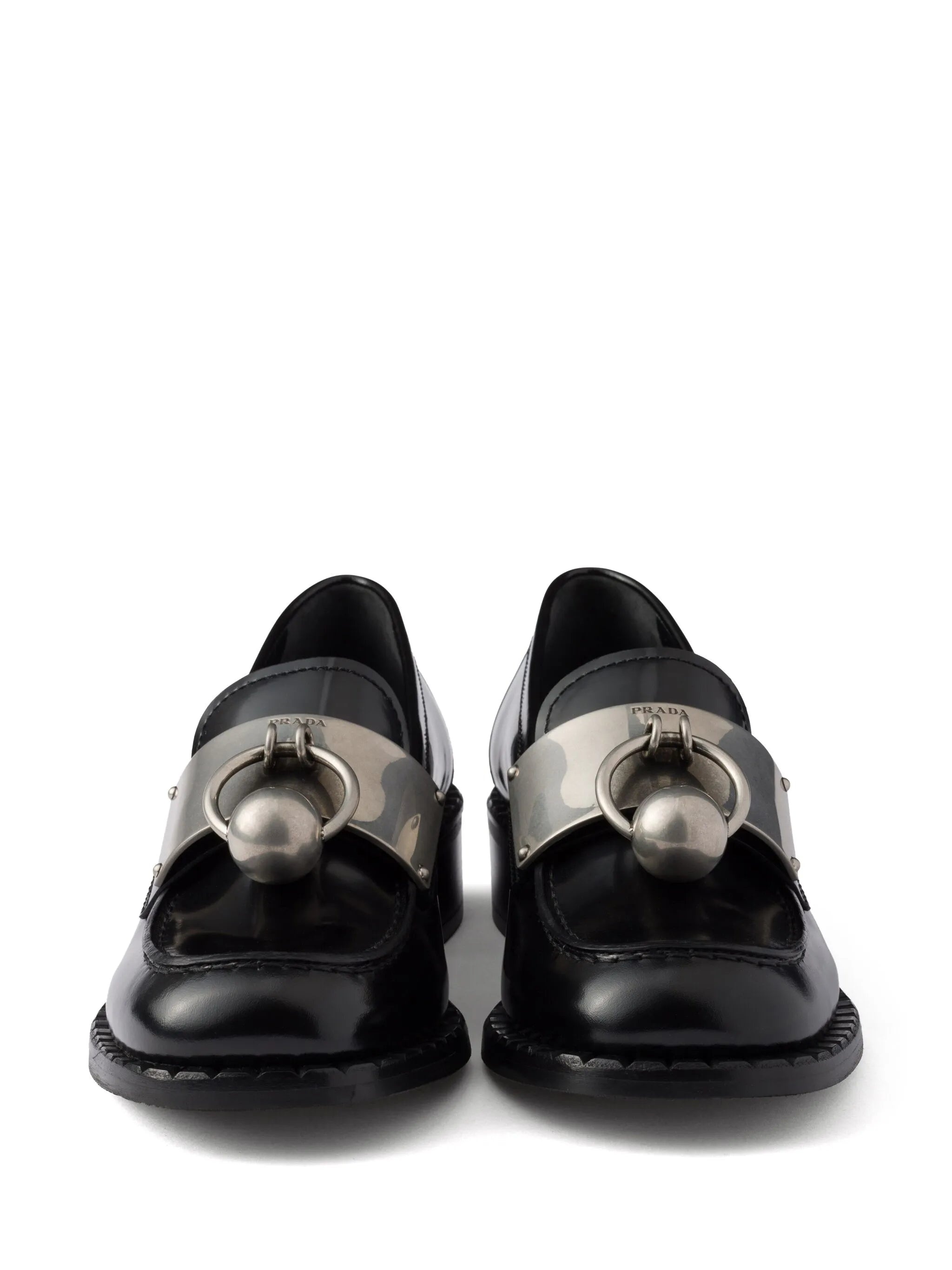 Brushed Leather Loafers - 4