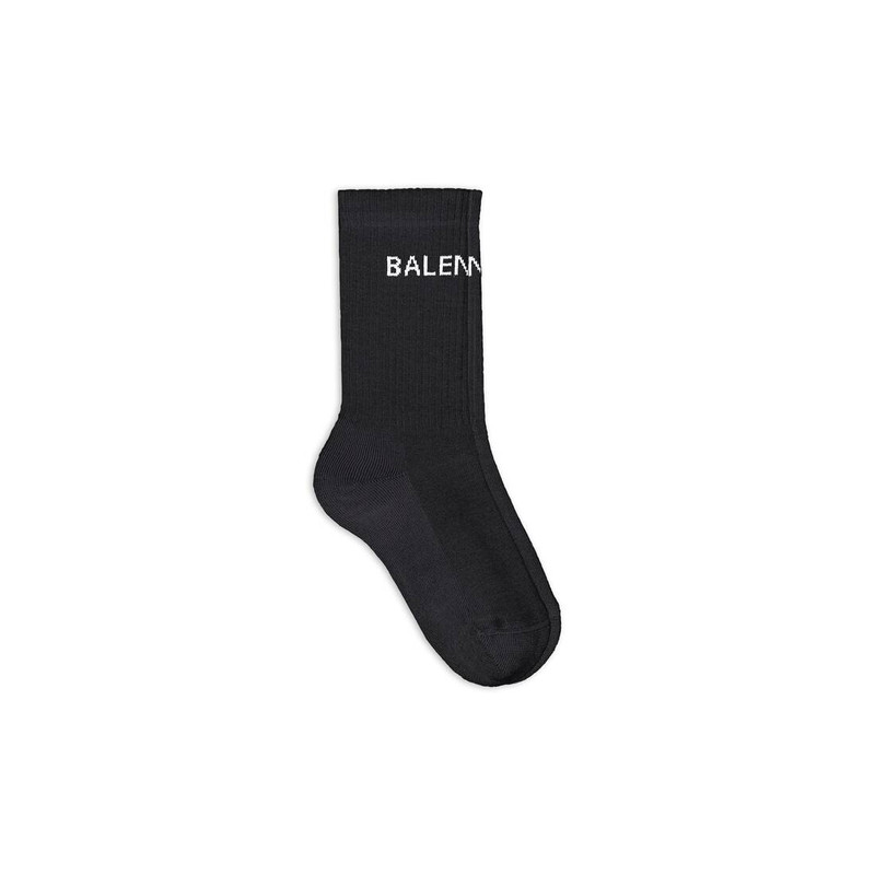 Women's Balenciaga Socks in Black/white 1