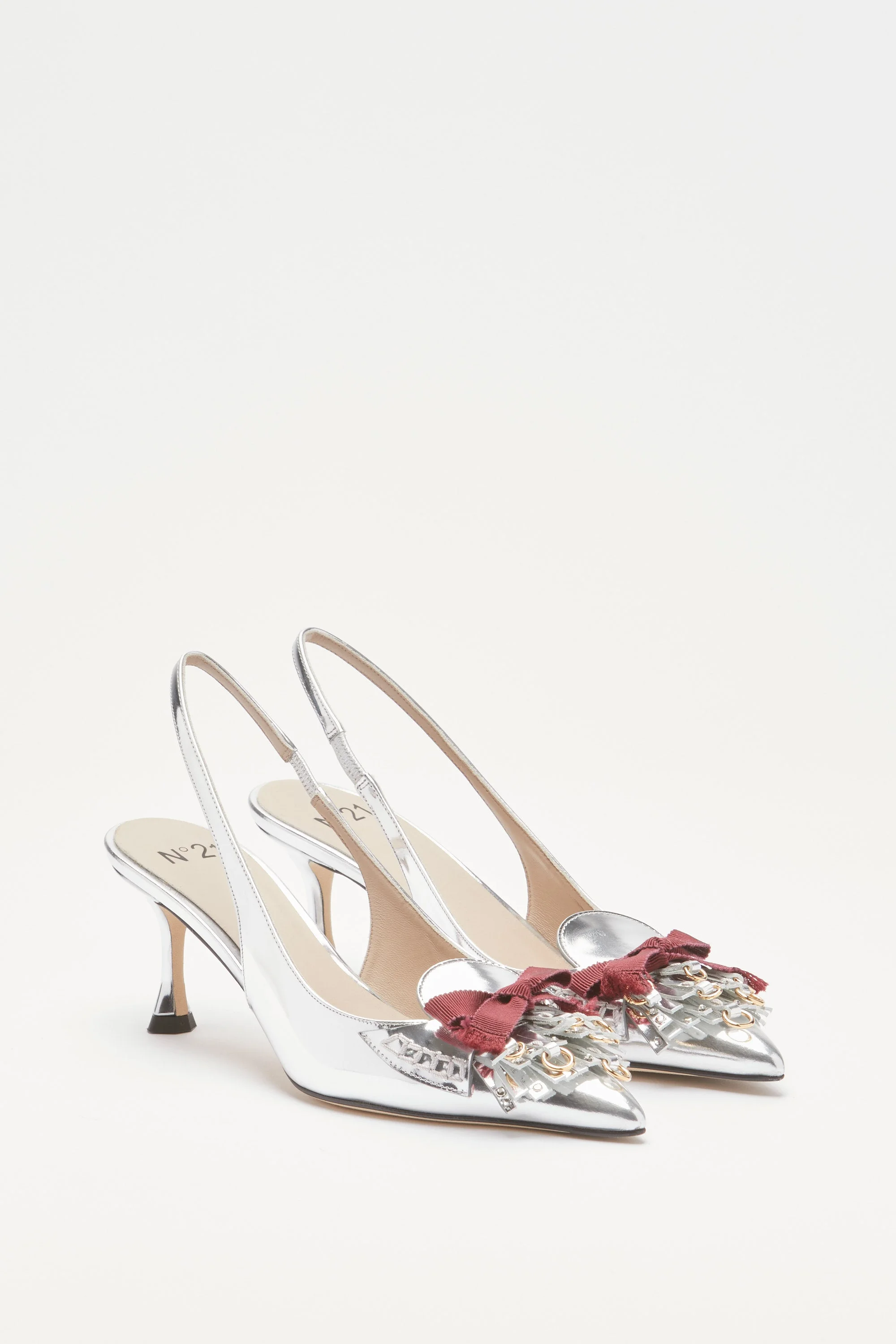 SLINGBACK WITH FRINGES AND STUDS - 1