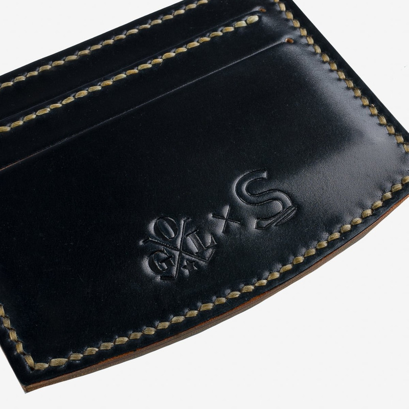 Iron Heart SSxOGL-CCH-BLK OGL x SS Cordovan Card Holder - Black outlook
