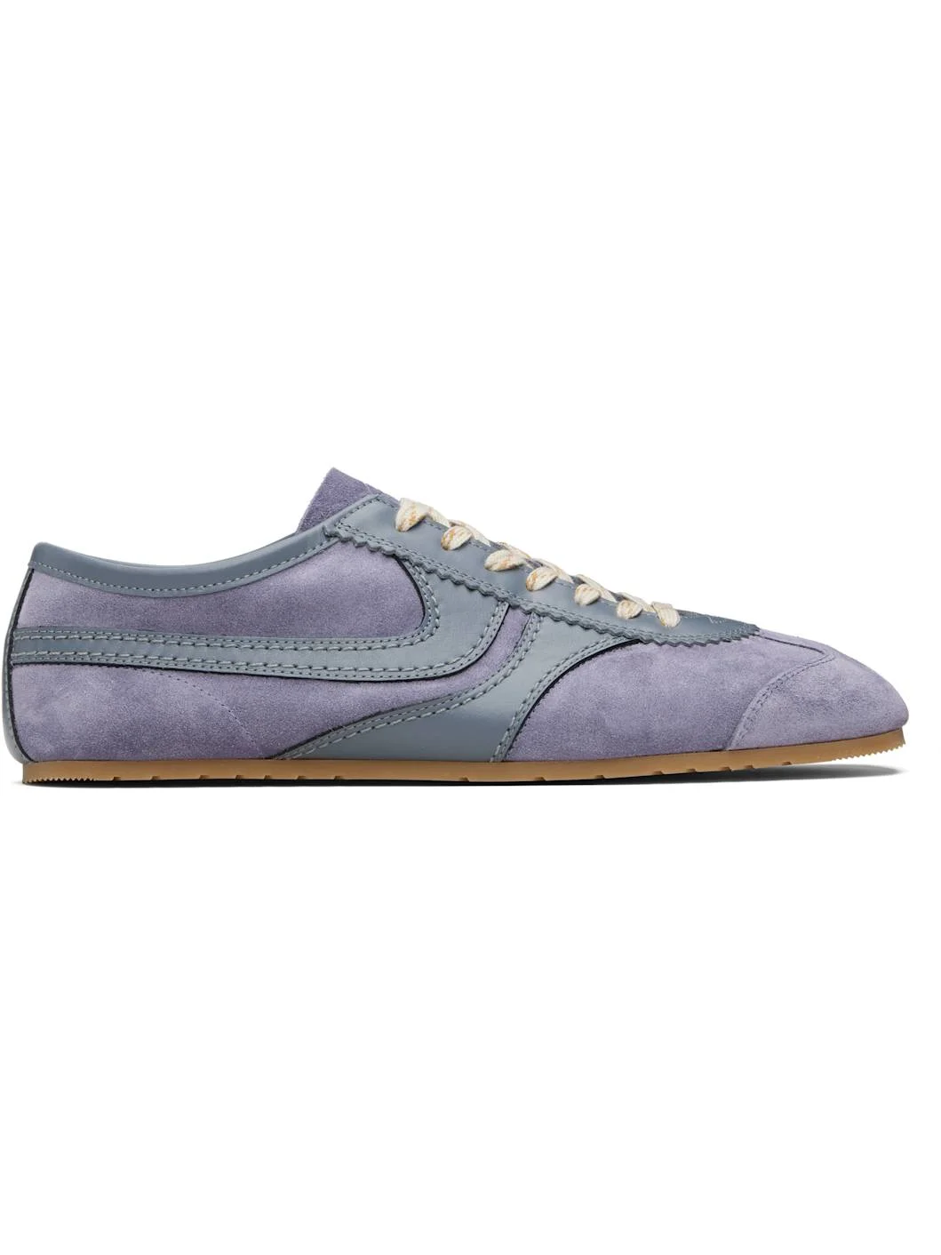 Purple Suede Sneakers - 1