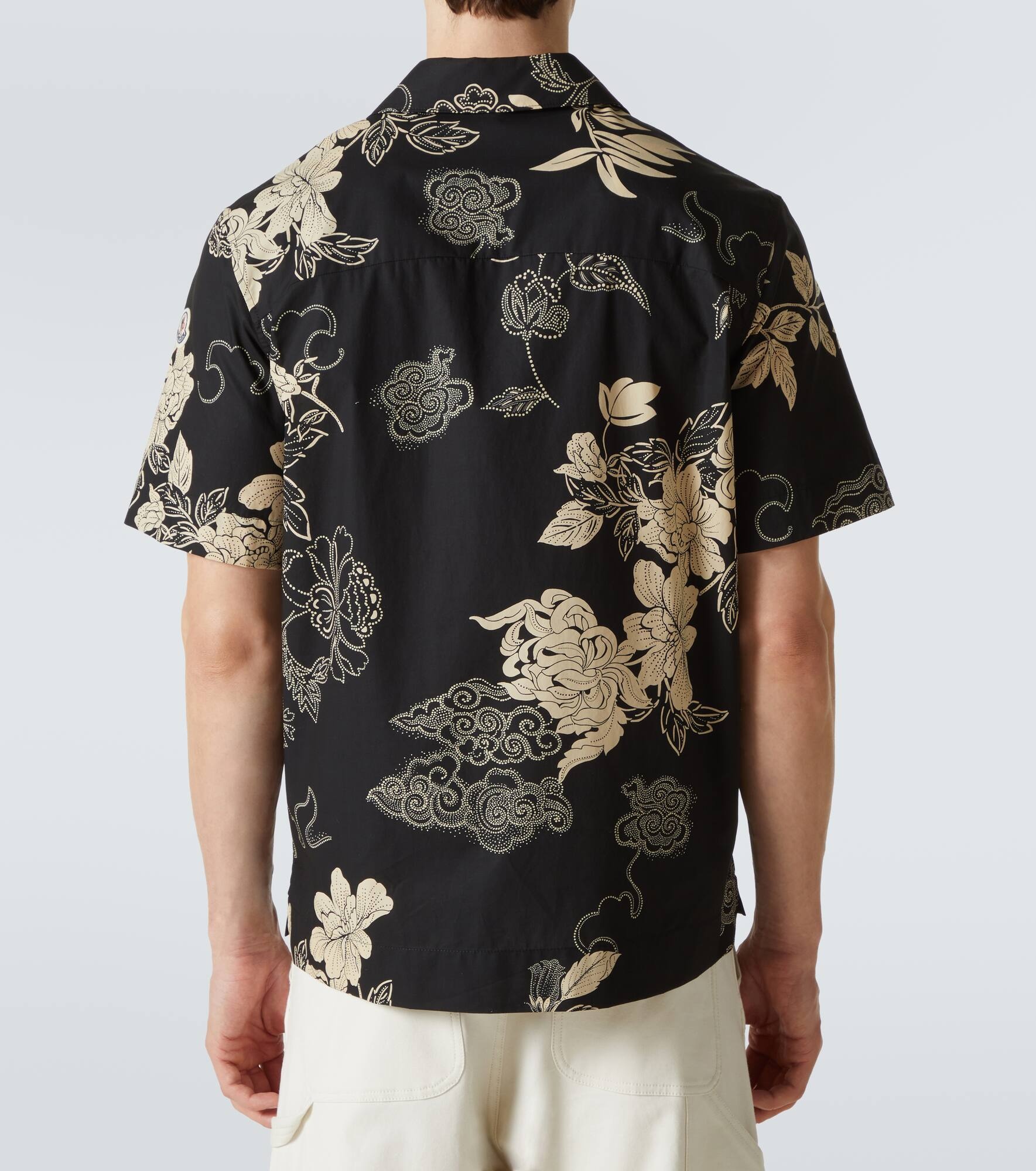 Printed cotton poplin shirt - 4