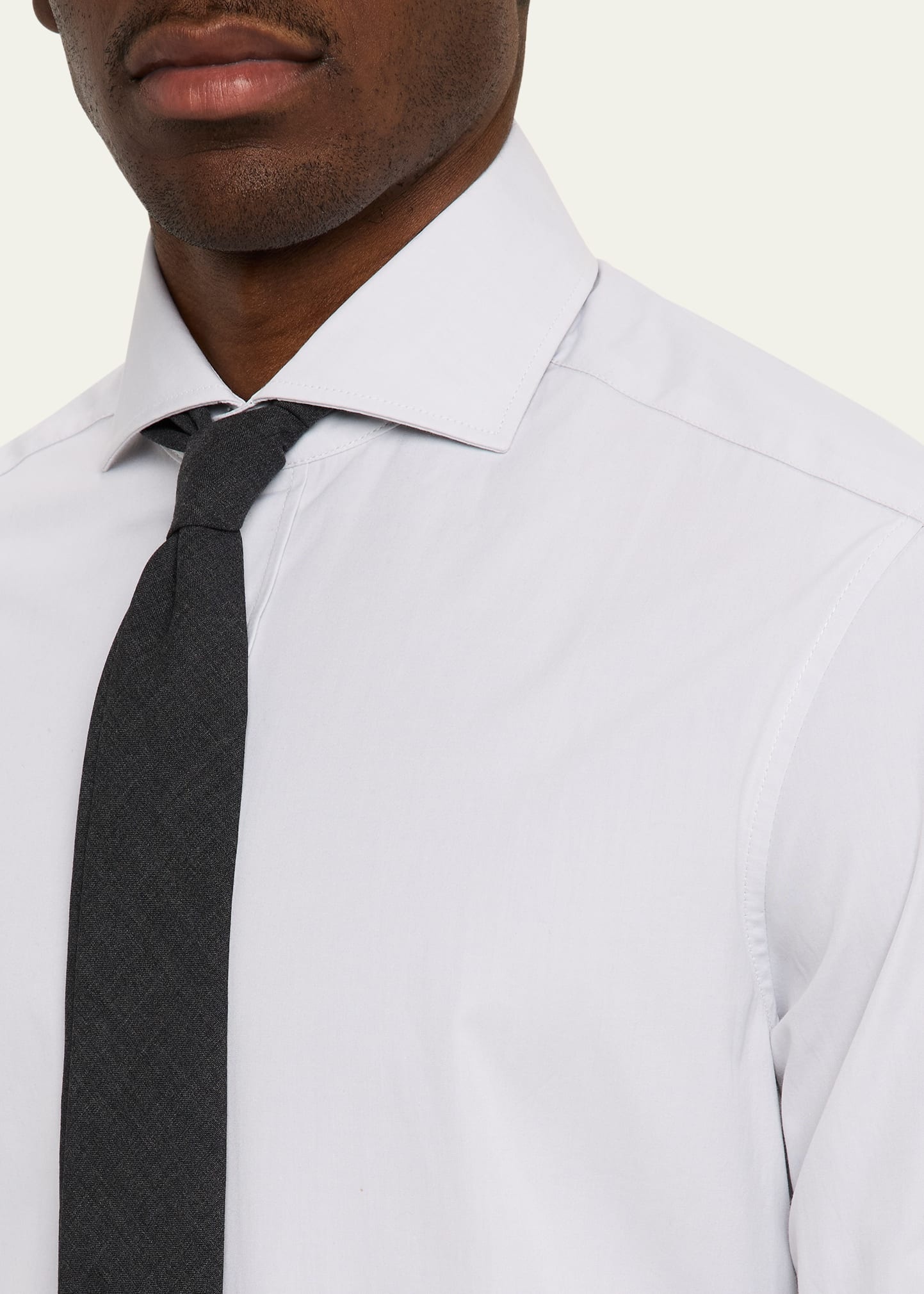 Men's Cotton Canvas Dress Shirt - 5