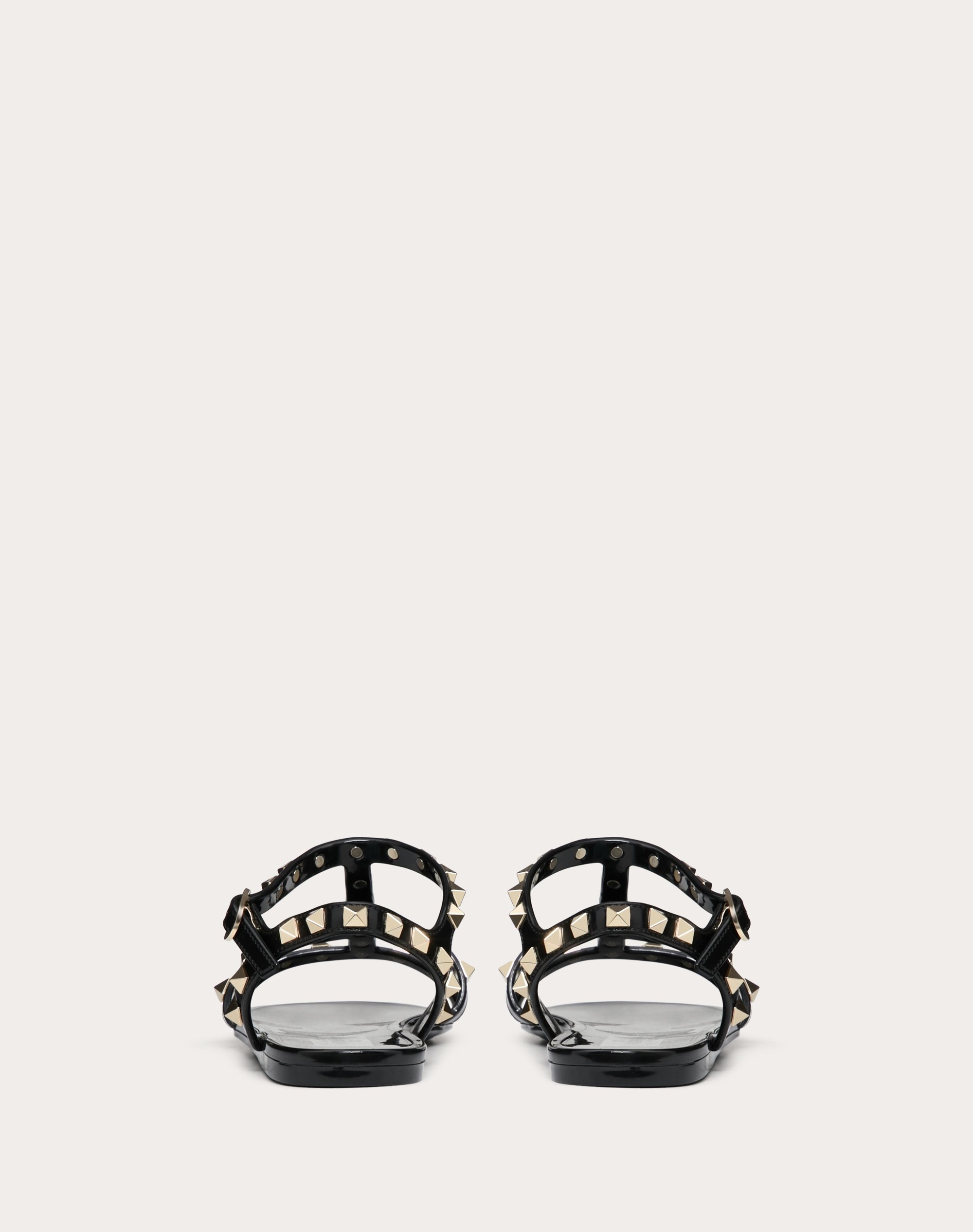 ROCKSTUD FLAT RUBBER SANDAL - 3